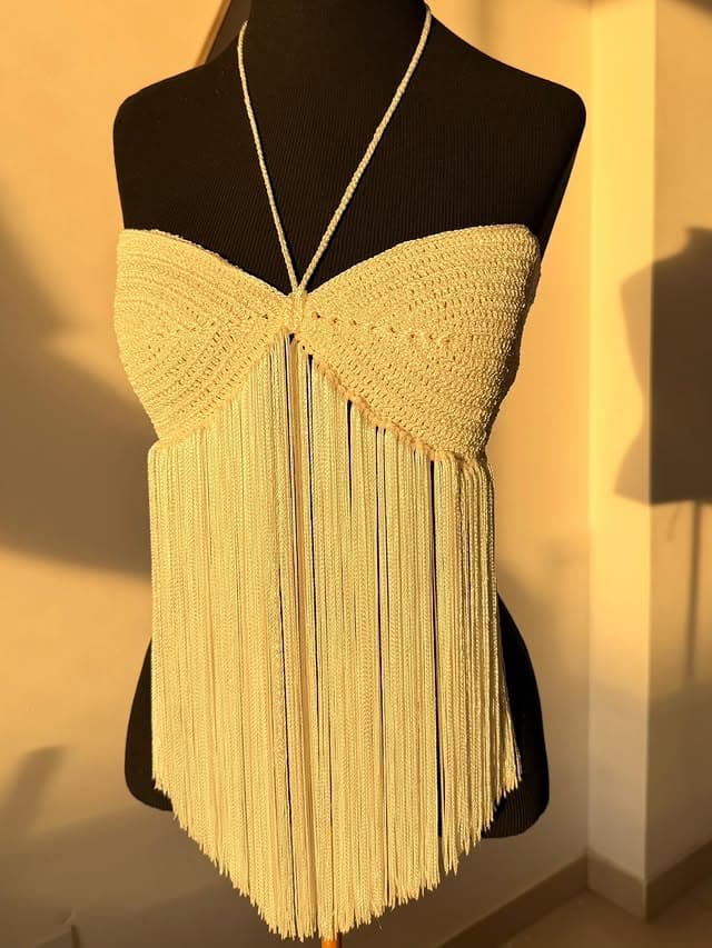 Blusa Boho em Crochê – destaque da coleção Zavina